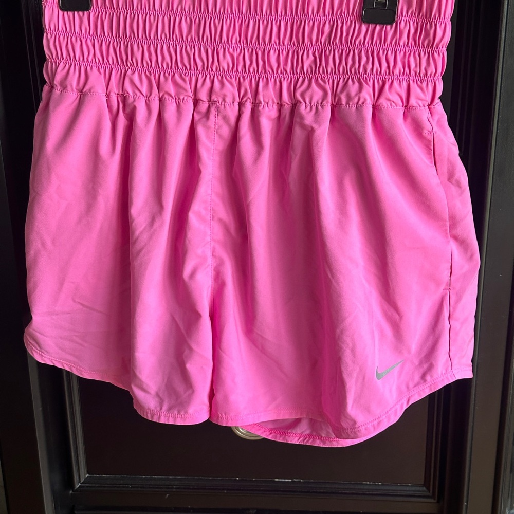 Nike Women's Bright Pink Sports Shorts